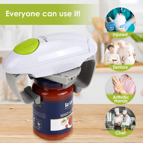 Besmon electric jar opener with soft edge design ensures safe operation.