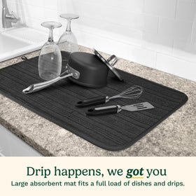 Best Brands Cuisinart dish drying mat 2-pack provides double drying in busy kitchens
