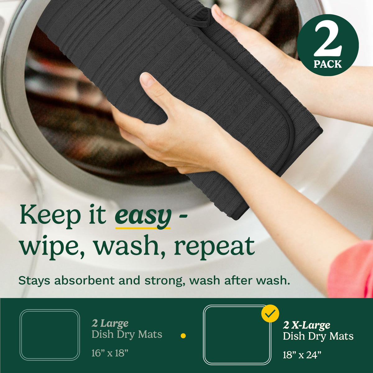 Best Brands Cuisinart dish drying mat durable and long-lasting with repeated use