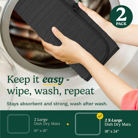 Best Brands Cuisinart dish drying mat durable and long-lasting with repeated use
