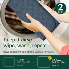 Best Brands foldable drying mat shown for compact storage.