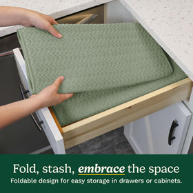 Best Brands Cuisinart dish drying mat two-pack offers versatile placement.