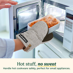 Ambidextrous Best Brands Cuisinart Heritage mitt suitable for both hands