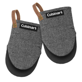 Best Brands Cuisinart Heritage Mini Oven Mitts with a non-slip palm for secure grip on hot pans.