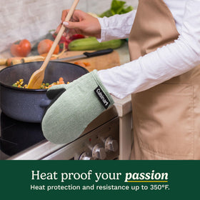 Best Brands Cuisinart mini oven mitts feature an ambidextrous 5.5 x 7 inch design