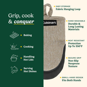 Best Brands Cuisinart mini oven mitts are compact yet sturdy for small kitchens and RVs.