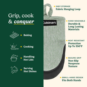Best Brands Cuisinart mini oven mitts use cotton filling for comfortable cushioning