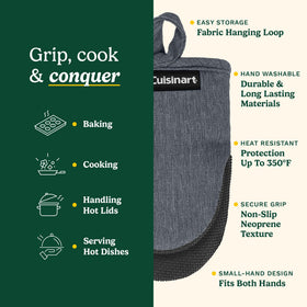 Fabric loop for hanging storage with Best Brands Cuisinart mini mitts.