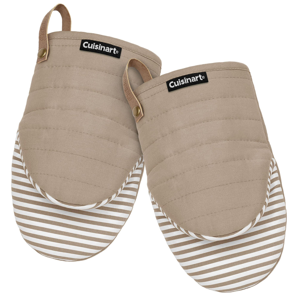 Best Brands Cuisinart Mini Oven Mitts show heat protection up to 450°F with a secure grip.