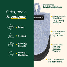 Best Brands Cuisinart mini oven mitts protect up to 350 degrees during cooking