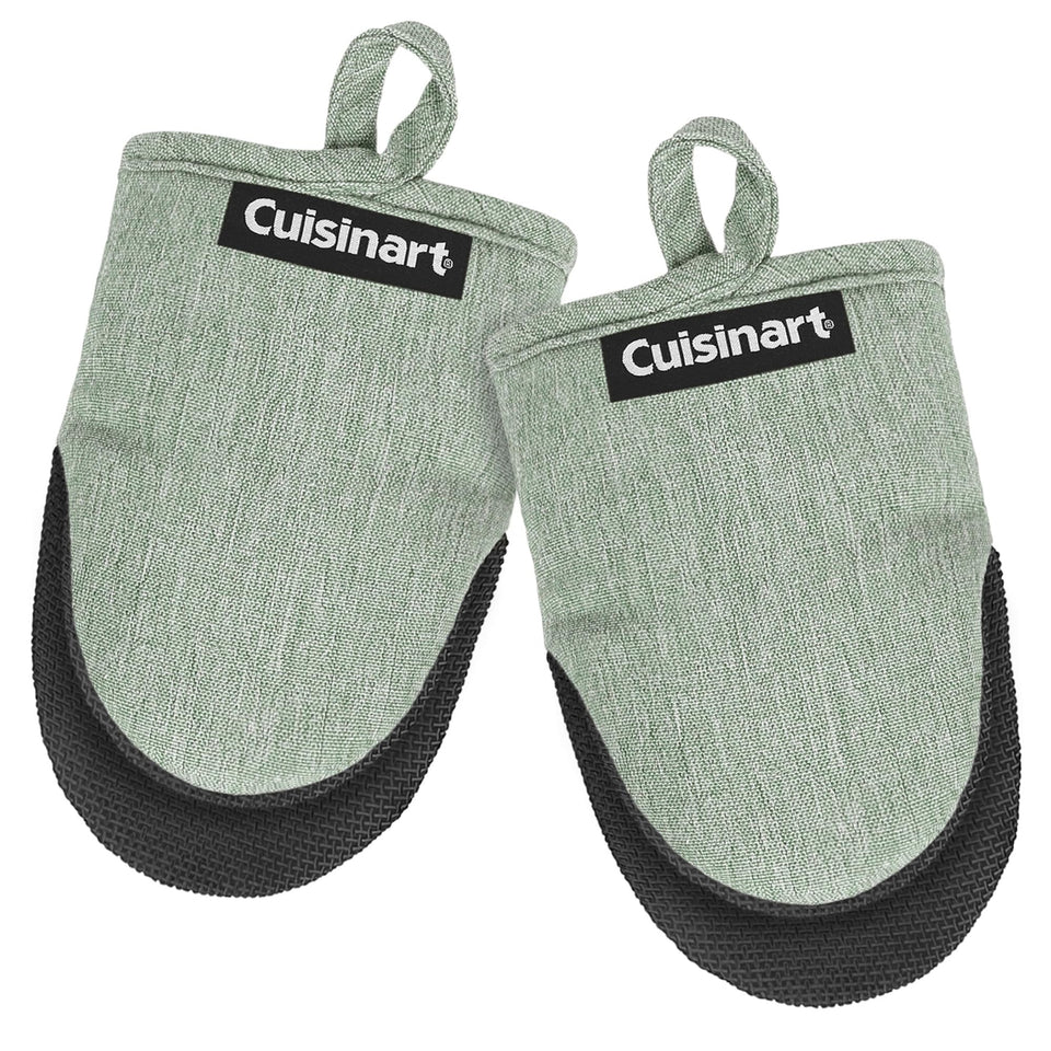 Best Brands Cuisinart mini oven mitts with a non-slip neoprene palm for secure grip