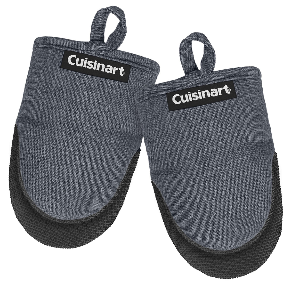 Best Brands Cuisinart mini oven mitts with non-slip neoprene palm for secure grip.