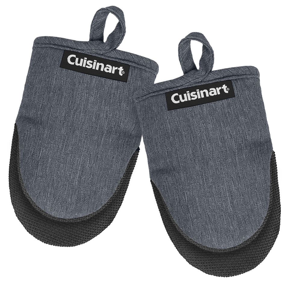 Best Brands Cuisinart mini oven mitts with non-slip neoprene palm for secure grip.