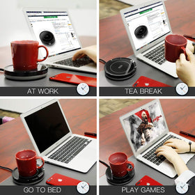 BESTINNKITS suitable mug with thin-walled flat bottom for best warmth.