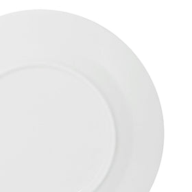 Bestone white dinnerware blends with colorful linens for everyday use.
