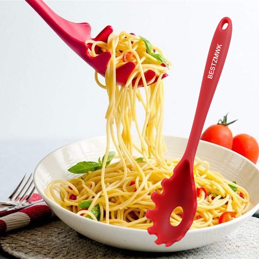 BESTZMWK large spatula for flipping and scooping with heat resistance.
