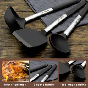 BESTZMWK BPA-free and latex-free utensils for safe cooking