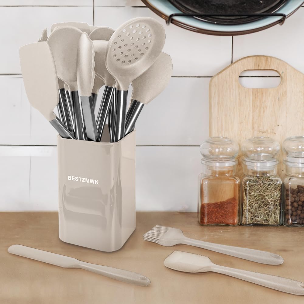 BESTZMWK non-scratch heads protect expensive nonstick cookware.