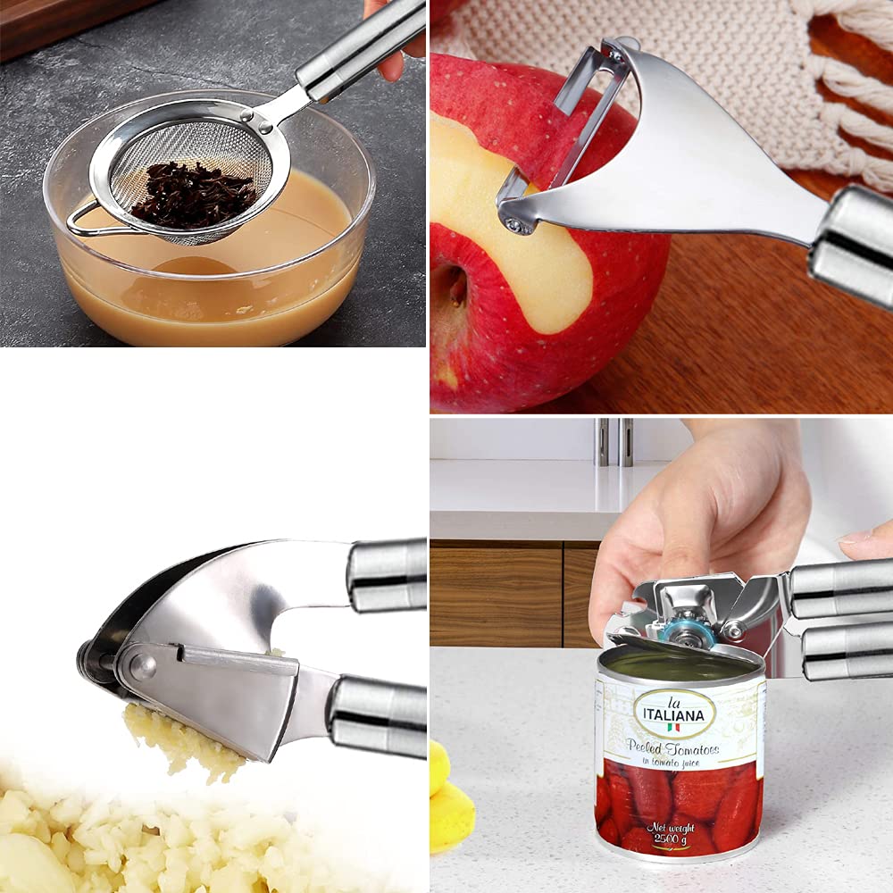 BESTZMWK utensil holder keeps tools organized on the counter.