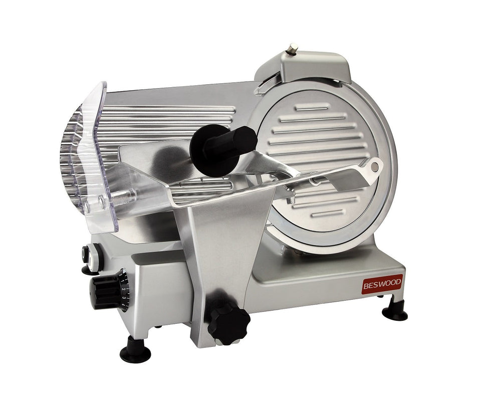 BESWOOD250 premium chromium blade delivers precise, durable meat slicing.