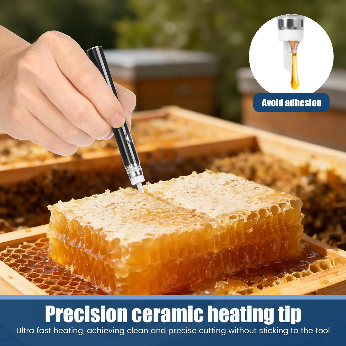BETIMFAN kit image featuring the ceramic hot knife and accessories