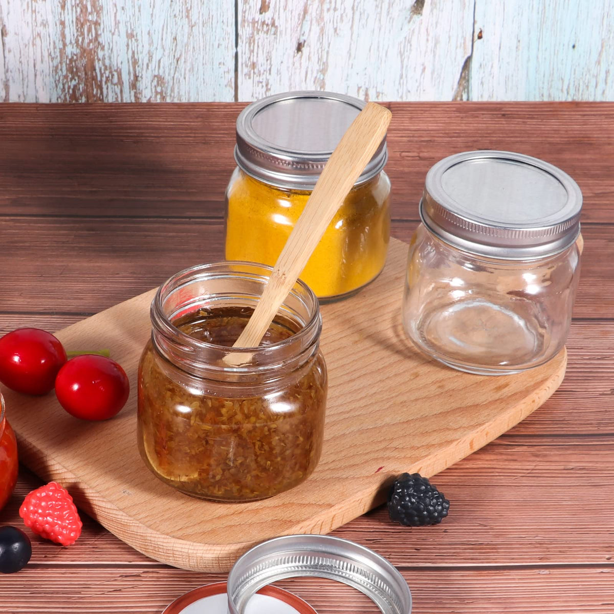 Betrome jars suitable for DIY candles and crafts.