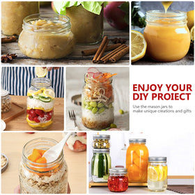 Betrome jars suitable for DIY candles and small treats