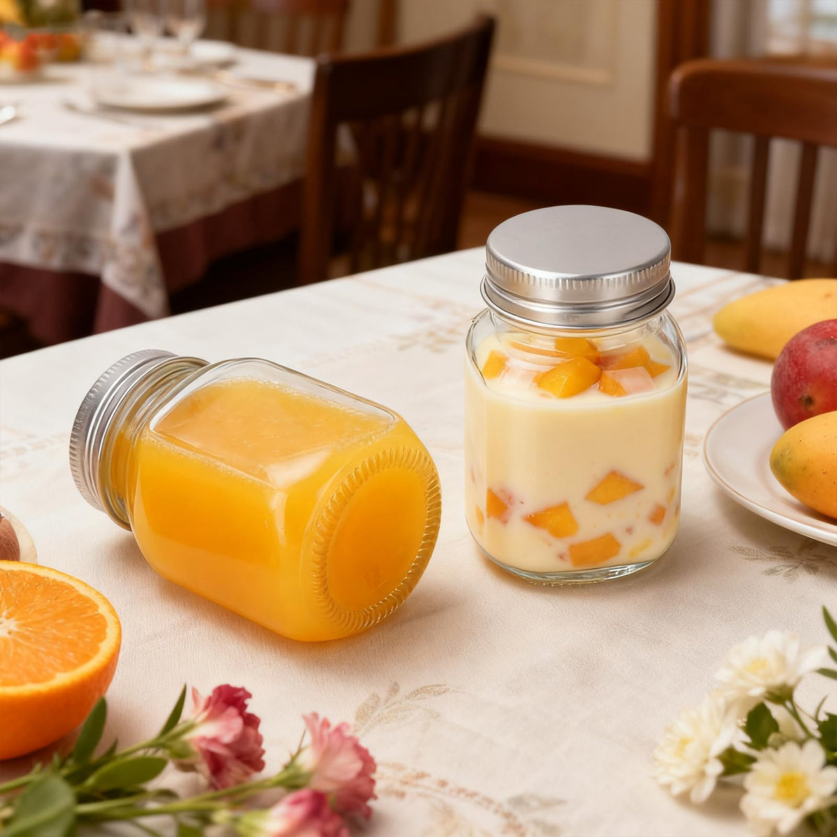 Betrome durable glass jars for kitchen storage and DIY projects.