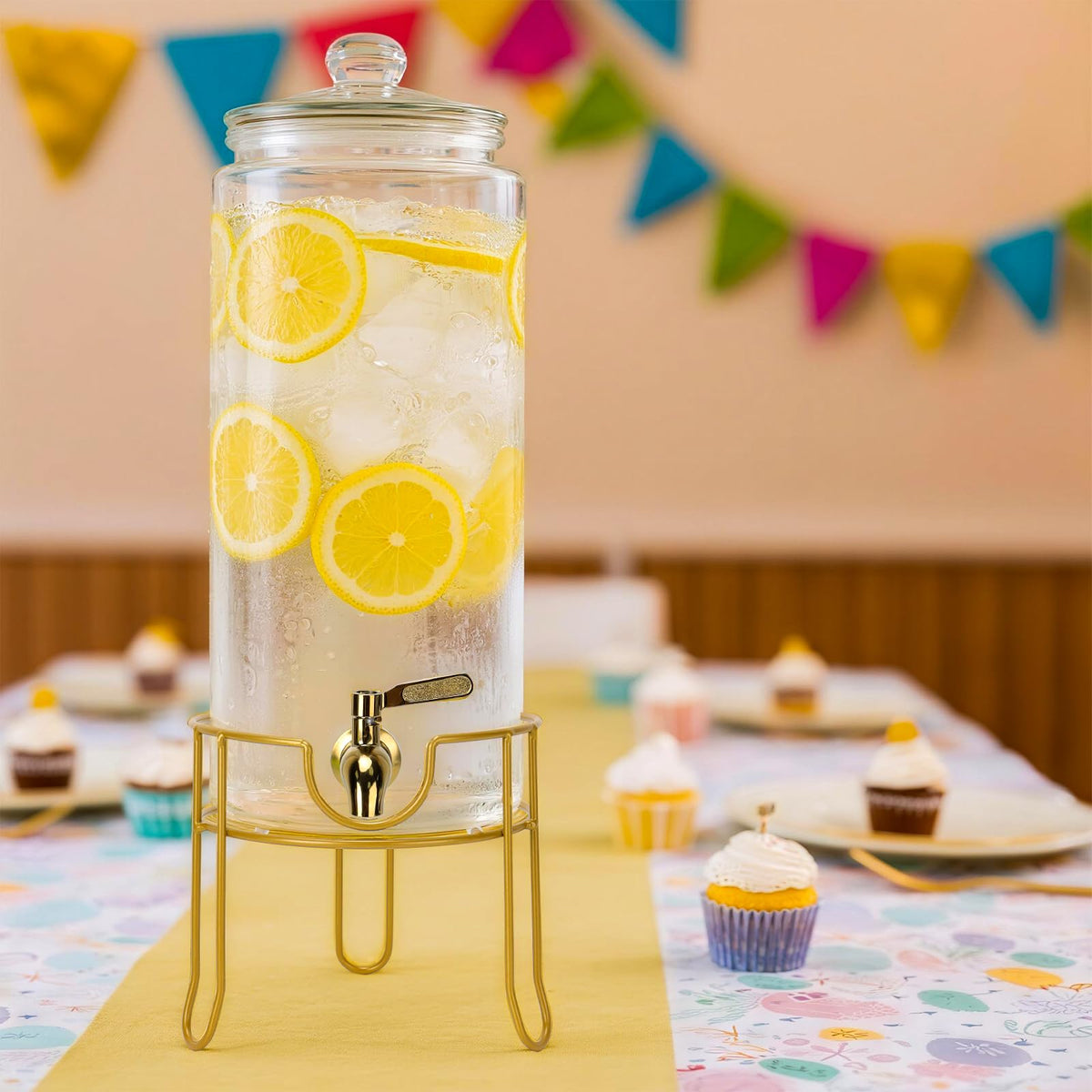 Betrome chalkboard label demonstrates customizable beverage naming for easy event organization.