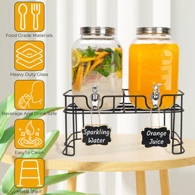 Betrome ice cylinder inside dispensers keeps drinks cooler during service.