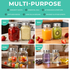 Betrome 2oz jar for jams, jelly, or spices in a compact design.