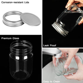 Betrome thick glass jar showcasing durability and clarity