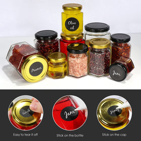 Betrome wedding favors hexagon jars, ideal for elegant guest gifts.