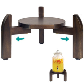 BETSEO Drink Dispenser Stand adjustable width for 8–11.2 inch jugs, ideal for large jugs.