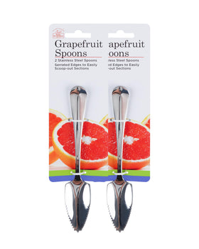 Better Houseware grapefruit spoons set of two with serrated edges for easy segment release.