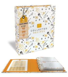 Better Kitchen Products recipe binder cover; sturdy and stain resistant for organized storage.