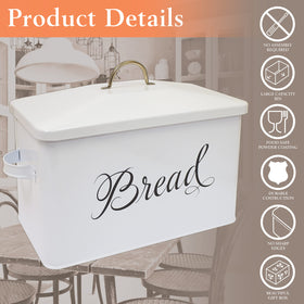 Better Kitchen Products white powder-coated steel design with side handles on counter