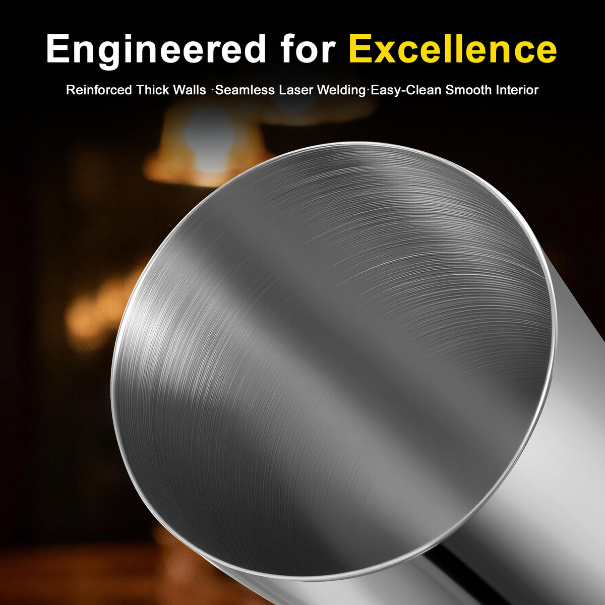 BETTFOR Boston Shaker Set polished stainless steel offers professional-grade shine.