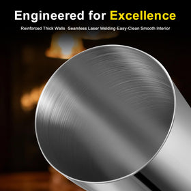 BETTFOR Boston Shaker Set polished stainless steel offers professional-grade shine.