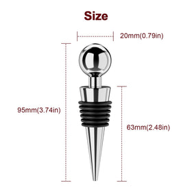 BETTFOR dishwasher-safe wine stoppers for simple cleaning after use