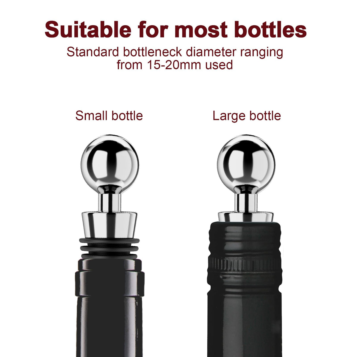 BETTFOR leak-proof design ensures a tight seal for stored wine