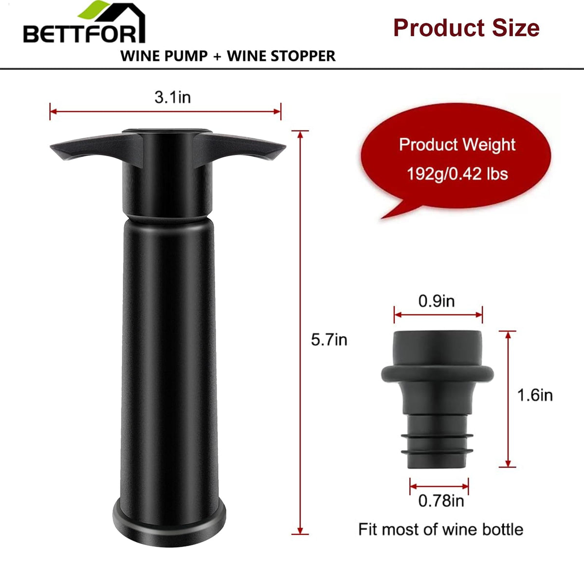 BETTFOR durable ABS components are dishwasher safe for easy cleaning