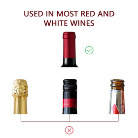 BETTFOR wine stopper silver smooth edges and fingerprint-proof finish