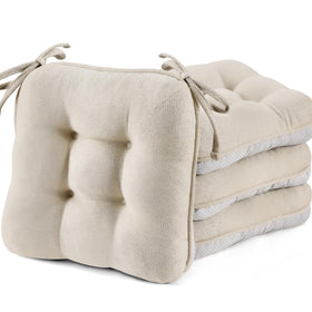 BETU memory foam chair cushion shows 3.5-inch thickness for lasting comfort