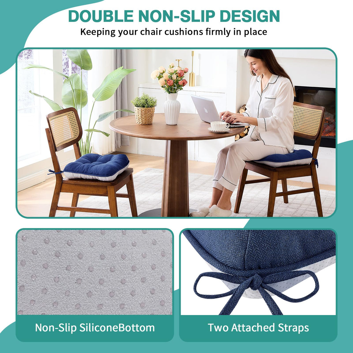 BETU memory foam 3-5in cushion contours to body for lasting support