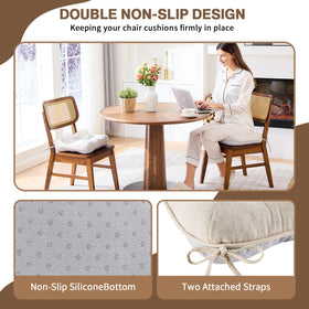 BETU chair cushion non-slip bottom prevents movement during use