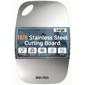 BEVISS cutting board double-sided 15x11 in, non-porous surface for easy cleaning and versatility.