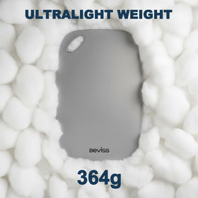 Beviss Real titanium cutting board rounded-edges for safe handling