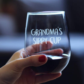 Bevvee Grandma's Sippy Cup dishwasher safe for easy cleaning.