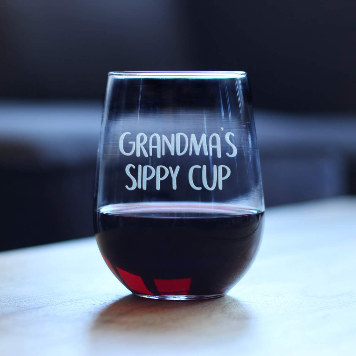 Bevvee Grandma's Sippy Cup in gift box, ready for gifting.